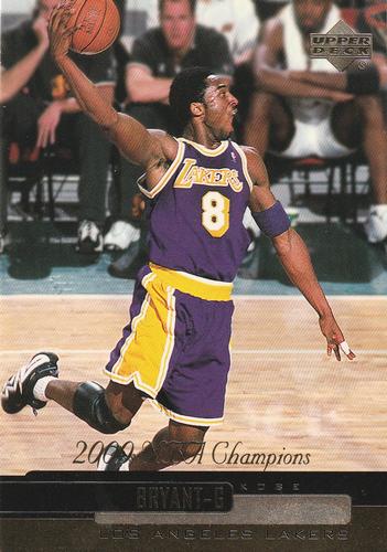 2000 Upper Deck Los Angeles Lakers Championship Jumbos #2 Kobe Bryant Front