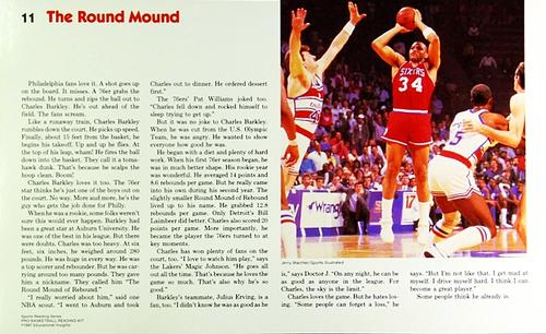 1987 NBA Pro Basketball Reading Kit #11 Charles Barkley Front