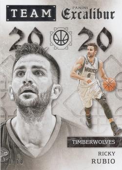 2015-16 Panini Excalibur - Team 2020 Silver #13 Ricky Rubio Front