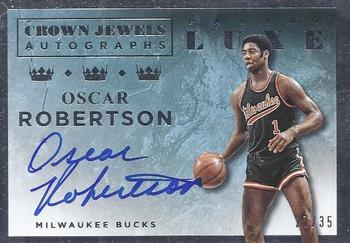 2015-16 Panini Luxe - Crown Jewels Autographs #CJ-ORB Oscar Robertson Front