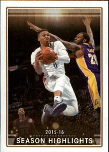 2016-17 Panini Stickers #4 Russell Westbrook Front