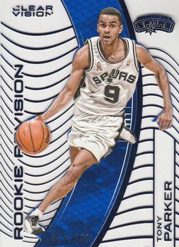 2015-16 Panini Clear Vision - Blue #130 Tony Parker Front