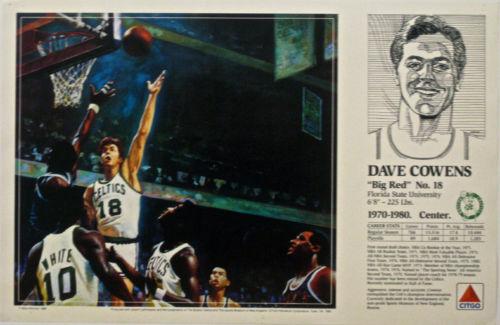 1989-90 Citgo Boston Celtics Posters #NNO Dave Cowens Front