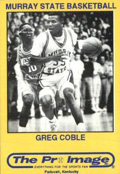 1990-91 Murray State Racers #4 Greg Coble Front