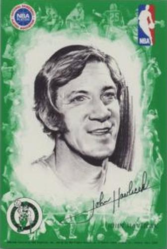 1975-76 Linnett Portraits Boston Celtics Green Border #NNO John Havlicek Front