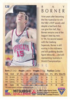 1994 Futera Australian NBL #128 Ray Borner Back