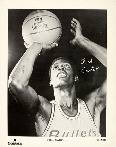 1969-70 Baltimore Bullets #NNO Fred Carter Front