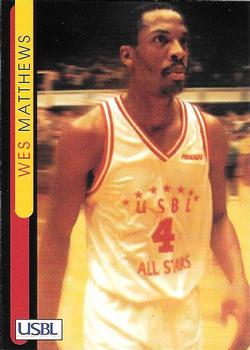 1997 Sports Time USBL #17 Wes Matthews Front