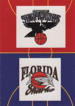 1997 Sports Time USBL #46 Connecticut Skyhawks / Florida Sharks Front
