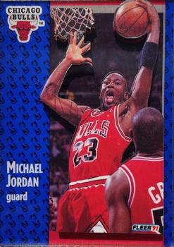 1991-92 Fleer - 3D Acrylic #29 Michael Jordan Front