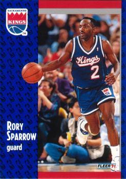 1991-92 Fleer - 3D Acrylic #180 Rory Sparrow Front