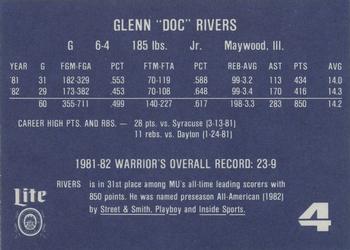 1982-83 Lite Beer Marquette Warriors #NNO Glenn 