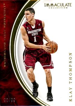 2016-17 Panini Immaculate Collection Collegiate #30 Klay Thompson Front