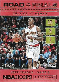 2016-17 Hoops - Road to the Finals #9 Jeff Teague Front