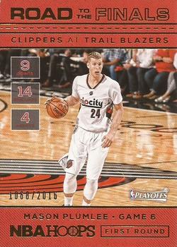 2016-17 Hoops - Road to the Finals #35 Mason Plumlee Front