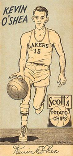 1950-51 Scott's Potato Chips Minneapolis Lakers #NNO Kevin O'Shea Front