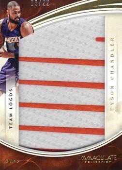 2015-16 Panini Immaculate Collection - Jumbo Patches Team Logos Relics #45 Tyson Chandler Front