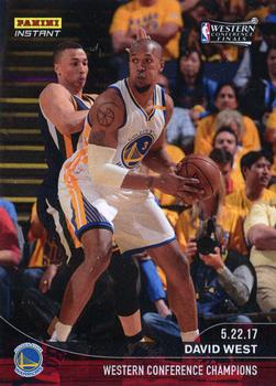 2016-17 Panini Instant NBA #379 David West Front