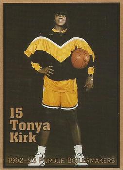 1992-93 Purdue Boilermakers Women #NNO Tonya Kirk Front