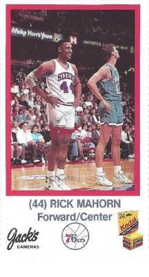1989-90 Kodak Philadelphia 76ers #NNO Rick Mahorn Front