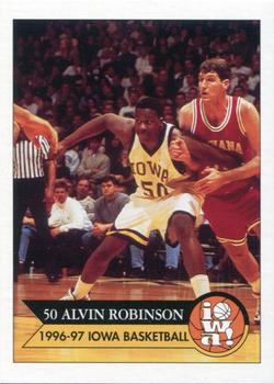 1996-97 Iowa Hawkeyes #NNO Alvin Robinson Front