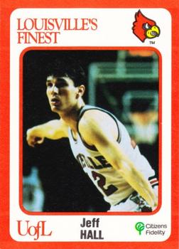1988-89 Louisville Cardinals Collegiate Collection #58 Jeff Hall Front