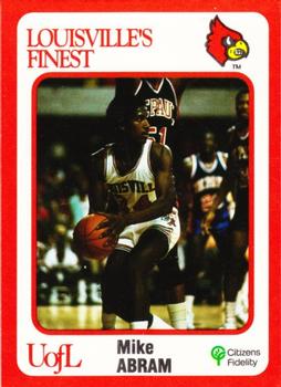 1988-89 Louisville Cardinals Collegiate Collection #141 Mike Abram Front
