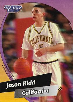 1998 Kenner Starting Lineup Cards NCAA F.A.M.E. #557395 Jason Kidd Front