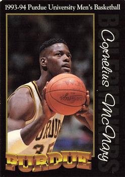 1993-94 Purdue Boilermakers #NNO Cornelius McNary Front