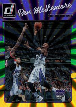 2016-17 Donruss - Green and Yellow Holo Laser #55 Ben McLemore Front