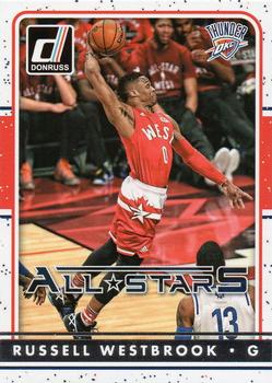 2016-17 Donruss - All-Stars #22 Russell Westbrook Front
