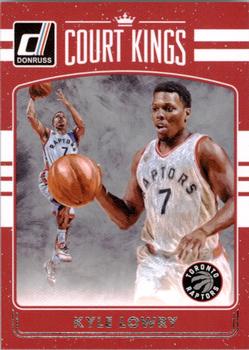 2016-17 Donruss - Court Kings #30 Kyle Lowry Front