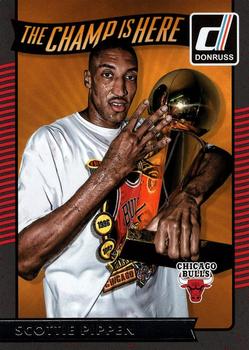 2016-17 Donruss - The Champ is Here #13 Scottie Pippen Front
