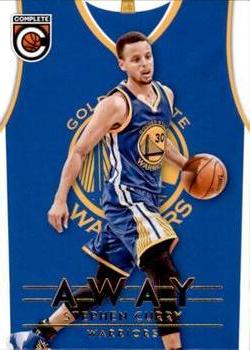 2016-17 Panini Complete - Away #10 Stephen Curry Front