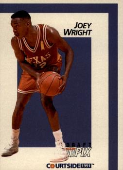 1991 Courtside #43 Joey Wright Front