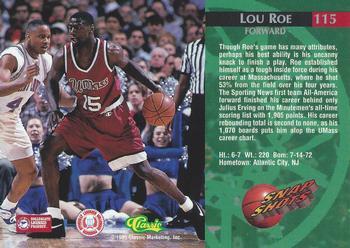 1995 Classic Rookies - Gold Foil #115 Lou Roe Back