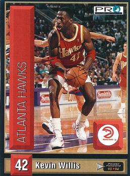 1993-94 Pro Cards French Sports Action Basket #5808 Kevin Willis Front