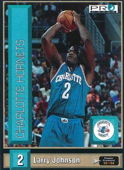 1993-94 Pro Cards French Sports Action Basket #5305 Larry Johnson Front