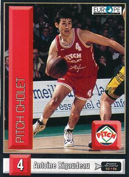 1993-94 Pro Cards French Sports Action Basket #5712 Antoine Rigaudeau Front