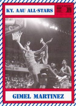 1990 Kentucky AAU Soviets - Perforated #9 Gimel Martinez Front