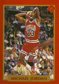 1991 Tuff Stuff Jr. Special Issue NBA Finals #9 Michael Jordan Front
