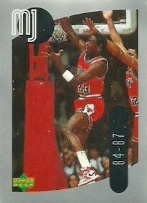 1998 Upper Deck Michael Jordan Stickers #9 Michael Jordan Front