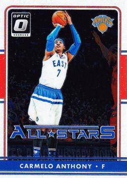 2016-17 Donruss Optic - All-Stars #15 Carmelo Anthony Front