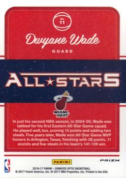 2016-17 Donruss Optic - All-Stars Holo #11 Dwyane Wade Back