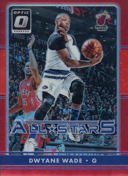2016-17 Donruss Optic - All-Stars Red #11 Dwyane Wade Front