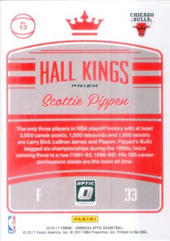2016-17 Donruss Optic - Hall Kings Purple #13 Scottie Pippen Back