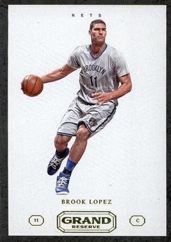 2016-17 Panini Grand Reserve #49 Brook Lopez Front