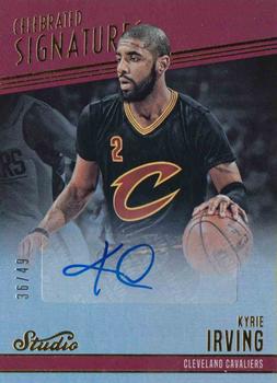2016-17 Panini Studio - Celebrated Signatures #2 Kyrie Irving Front