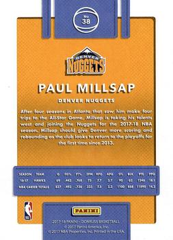 2017-18 Donruss #38 Paul Millsap Back