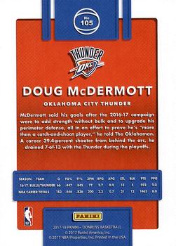 2017-18 Donruss #105 Doug McDermott Back
